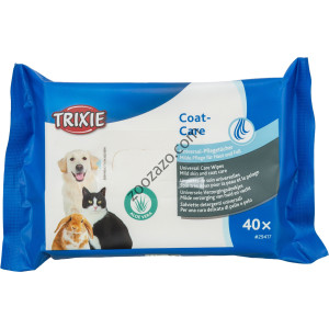 Универсални мокри кърпички с Алое Вера, 40 бр. - Trixie Universal Care Wipes